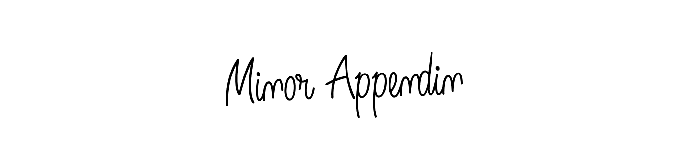 Best and Professional Signature Style for Minor Appendin. Angelique-Rose-font-FFP Best Signature Style Collection. Minor Appendin signature style 5 images and pictures png