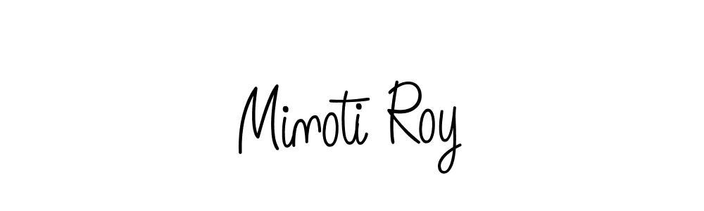 if you are searching for the best signature style for your name Minoti Roy. so please give up your signature search. here we have designed multiple signature styles  using Angelique-Rose-font-FFP. Minoti Roy signature style 5 images and pictures png