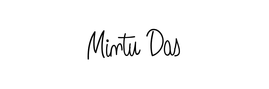 You should practise on your own different ways (Angelique-Rose-font-FFP) to write your name (Mintu Das) in signature. don't let someone else do it for you. Mintu Das signature style 5 images and pictures png