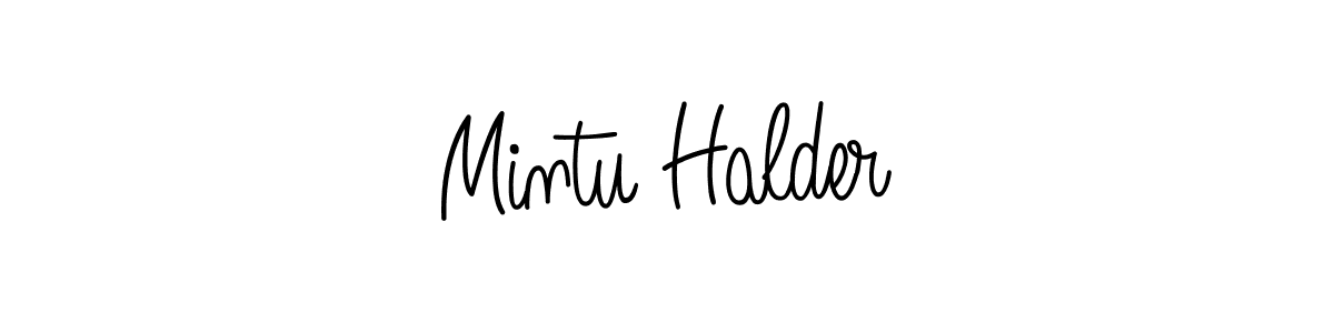 Mintu Halder stylish signature style. Best Handwritten Sign (Angelique-Rose-font-FFP) for my name. Handwritten Signature Collection Ideas for my name Mintu Halder. Mintu Halder signature style 5 images and pictures png