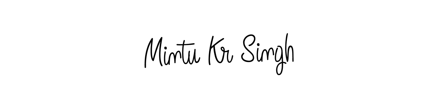 Once you've used our free online signature maker to create your best signature Angelique-Rose-font-FFP style, it's time to enjoy all of the benefits that Mintu Kr Singh name signing documents. Mintu Kr Singh signature style 5 images and pictures png