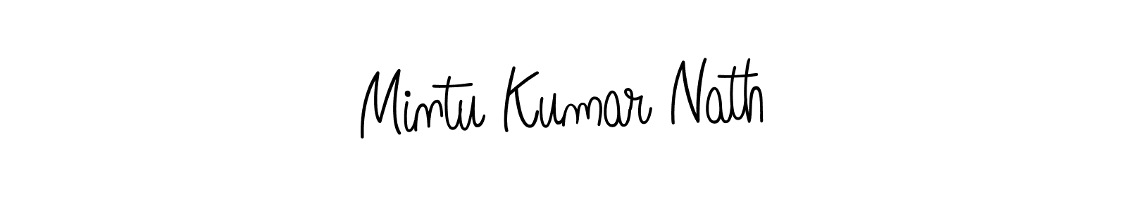 How to make Mintu Kumar Nath signature? Angelique-Rose-font-FFP is a professional autograph style. Create handwritten signature for Mintu Kumar Nath name. Mintu Kumar Nath signature style 5 images and pictures png