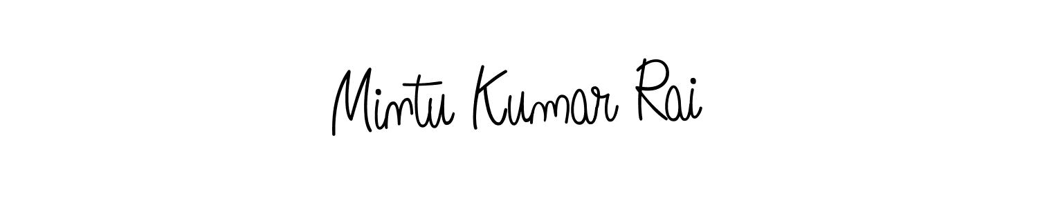 Once you've used our free online signature maker to create your best signature Angelique-Rose-font-FFP style, it's time to enjoy all of the benefits that Mintu Kumar Rai name signing documents. Mintu Kumar Rai signature style 5 images and pictures png