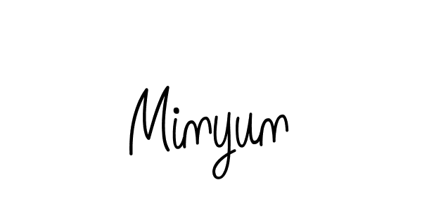 How to Draw Minyun signature style? Angelique-Rose-font-FFP is a latest design signature styles for name Minyun. Minyun signature style 5 images and pictures png