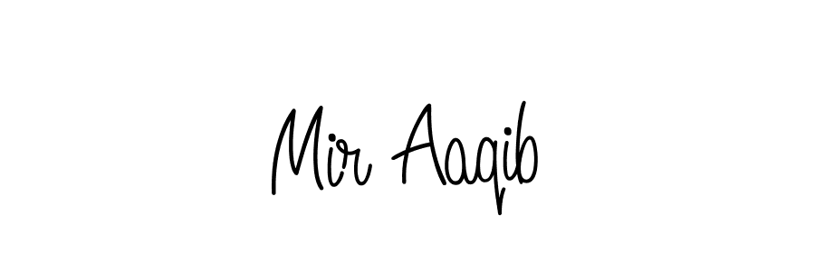 You should practise on your own different ways (Angelique-Rose-font-FFP) to write your name (Mir Aaqib) in signature. don't let someone else do it for you. Mir Aaqib signature style 5 images and pictures png