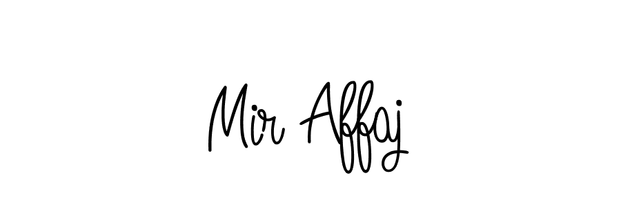 The best way (Angelique-Rose-font-FFP) to make a short signature is to pick only two or three words in your name. The name Mir Affaj include a total of six letters. For converting this name. Mir Affaj signature style 5 images and pictures png