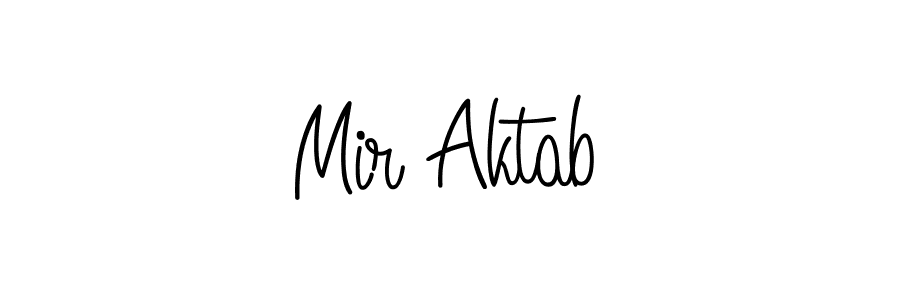 Design your own signature with our free online signature maker. With this signature software, you can create a handwritten (Angelique-Rose-font-FFP) signature for name Mir Aktab. Mir Aktab signature style 5 images and pictures png