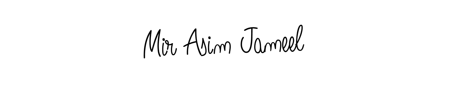 if you are searching for the best signature style for your name Mir Asim Jameel. so please give up your signature search. here we have designed multiple signature styles  using Angelique-Rose-font-FFP. Mir Asim Jameel signature style 5 images and pictures png