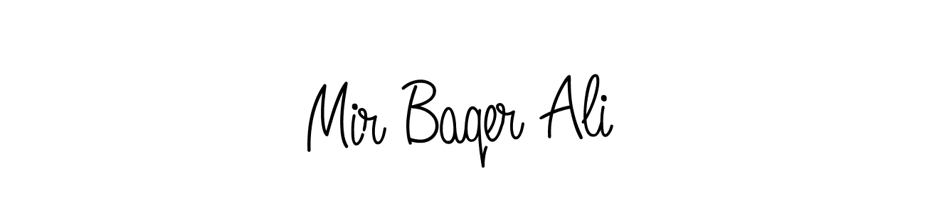 You can use this online signature creator to create a handwritten signature for the name Mir Baqer Ali. This is the best online autograph maker. Mir Baqer Ali signature style 5 images and pictures png