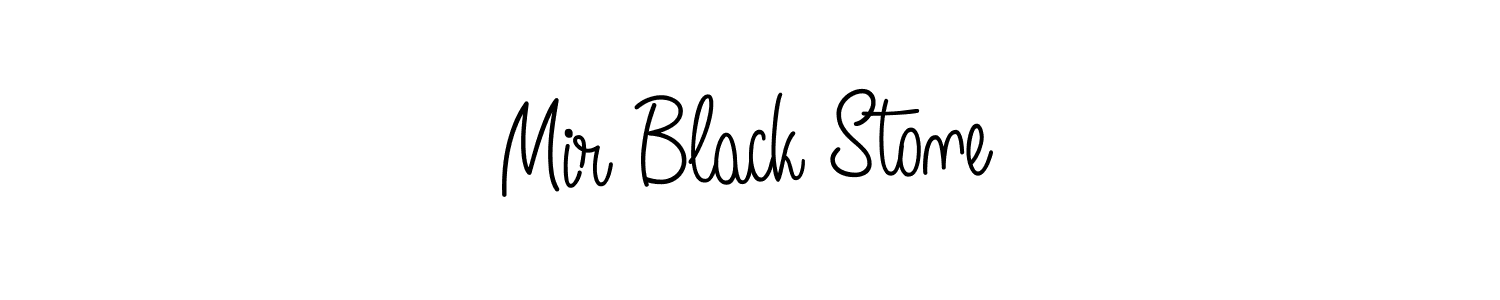 Check out images of Autograph of Mir Black Stone name. Actor Mir Black Stone Signature Style. Angelique-Rose-font-FFP is a professional sign style online. Mir Black Stone signature style 5 images and pictures png