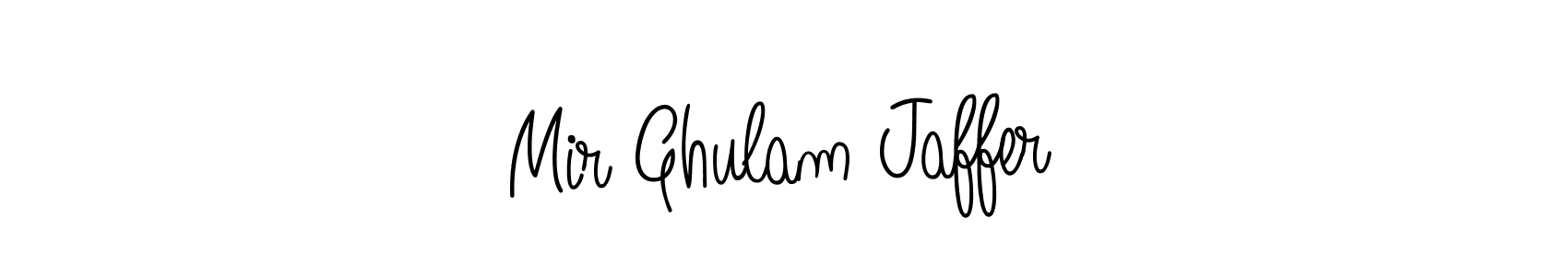 Similarly Angelique-Rose-font-FFP is the best handwritten signature design. Signature creator online .You can use it as an online autograph creator for name Mir Ghulam Jaffer. Mir Ghulam Jaffer signature style 5 images and pictures png