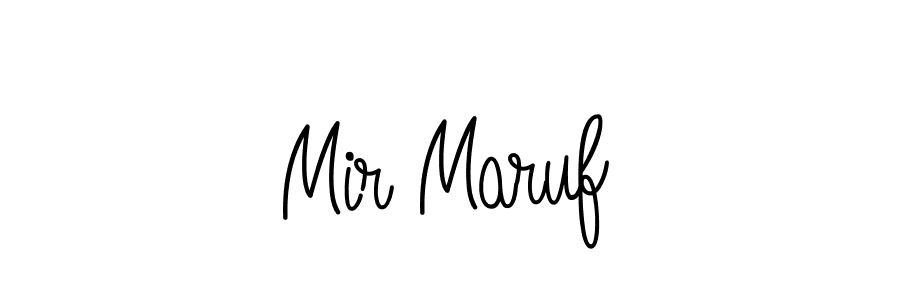 Design your own signature with our free online signature maker. With this signature software, you can create a handwritten (Angelique-Rose-font-FFP) signature for name Mir Maruf. Mir Maruf signature style 5 images and pictures png