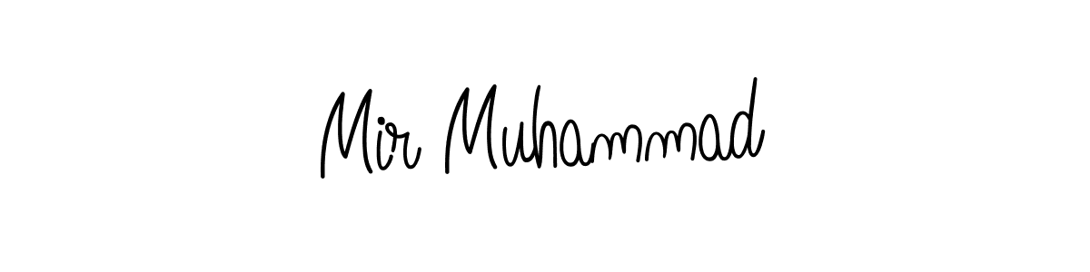 Make a beautiful signature design for name Mir Muhammad. With this signature (Angelique-Rose-font-FFP) style, you can create a handwritten signature for free. Mir Muhammad signature style 5 images and pictures png