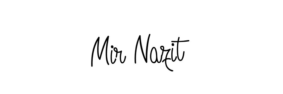 You can use this online signature creator to create a handwritten signature for the name Mir Nazit. This is the best online autograph maker. Mir Nazit signature style 5 images and pictures png