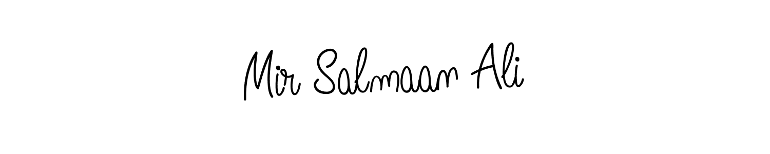 Also we have Mir Salmaan Ali name is the best signature style. Create professional handwritten signature collection using Angelique-Rose-font-FFP autograph style. Mir Salmaan Ali signature style 5 images and pictures png