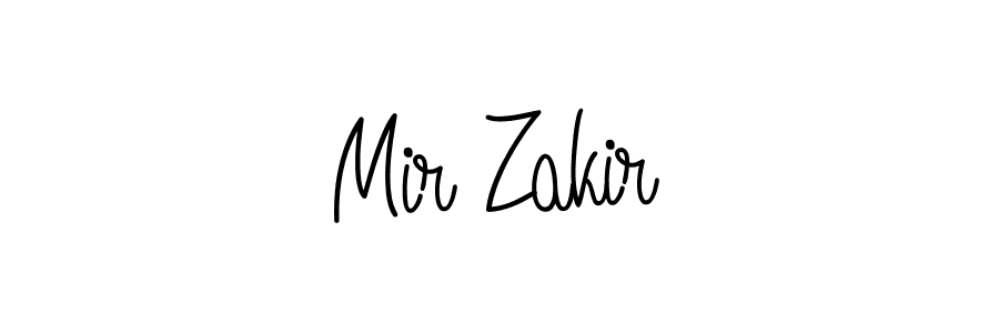 Create a beautiful signature design for name Mir Zakir. With this signature (Angelique-Rose-font-FFP) fonts, you can make a handwritten signature for free. Mir Zakir signature style 5 images and pictures png