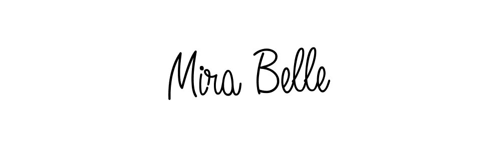 How to make Mira Belle signature? Angelique-Rose-font-FFP is a professional autograph style. Create handwritten signature for Mira Belle name. Mira Belle signature style 5 images and pictures png