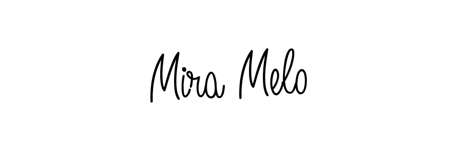 Make a beautiful signature design for name Mira Melo. With this signature (Angelique-Rose-font-FFP) style, you can create a handwritten signature for free. Mira Melo signature style 5 images and pictures png