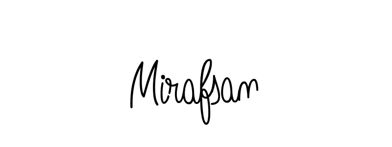 How to Draw Mirafsan signature style? Angelique-Rose-font-FFP is a latest design signature styles for name Mirafsan. Mirafsan signature style 5 images and pictures png