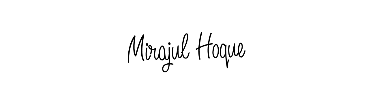 How to make Mirajul Hoque signature? Angelique-Rose-font-FFP is a professional autograph style. Create handwritten signature for Mirajul Hoque name. Mirajul Hoque signature style 5 images and pictures png