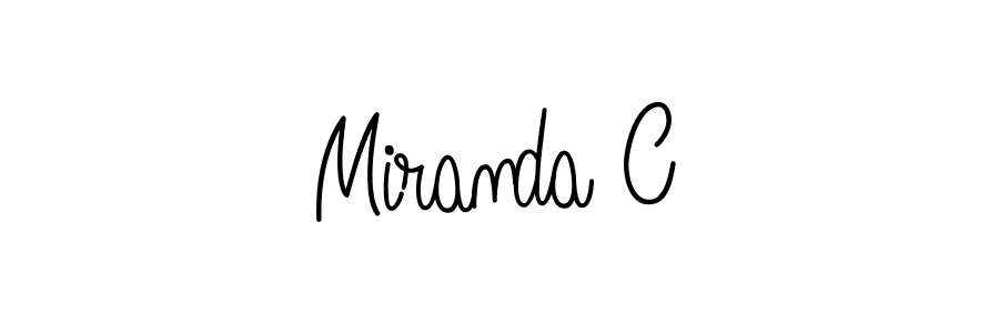 Best and Professional Signature Style for Miranda C. Angelique-Rose-font-FFP Best Signature Style Collection. Miranda C signature style 5 images and pictures png