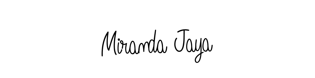 You can use this online signature creator to create a handwritten signature for the name Miranda Jaya. This is the best online autograph maker. Miranda Jaya signature style 5 images and pictures png