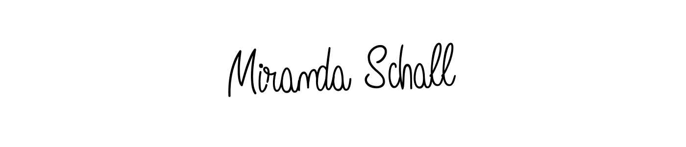 Check out images of Autograph of Miranda Schall name. Actor Miranda Schall Signature Style. Angelique-Rose-font-FFP is a professional sign style online. Miranda Schall signature style 5 images and pictures png