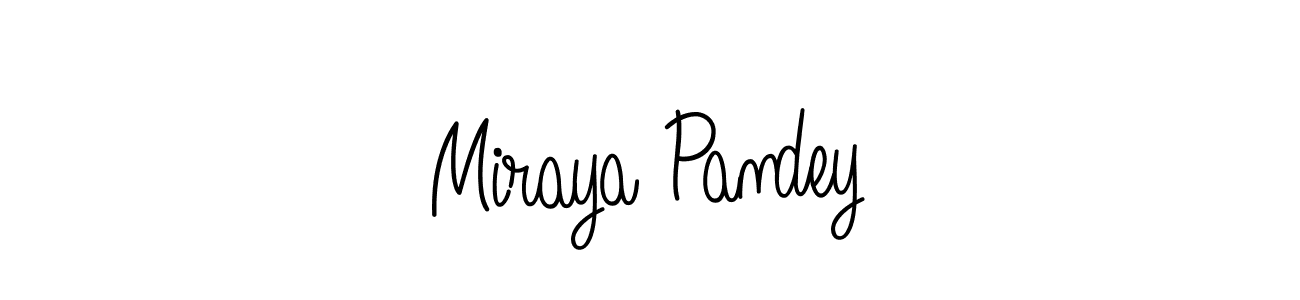 Make a short Miraya Pandey signature style. Manage your documents anywhere anytime using Angelique-Rose-font-FFP. Create and add eSignatures, submit forms, share and send files easily. Miraya Pandey signature style 5 images and pictures png
