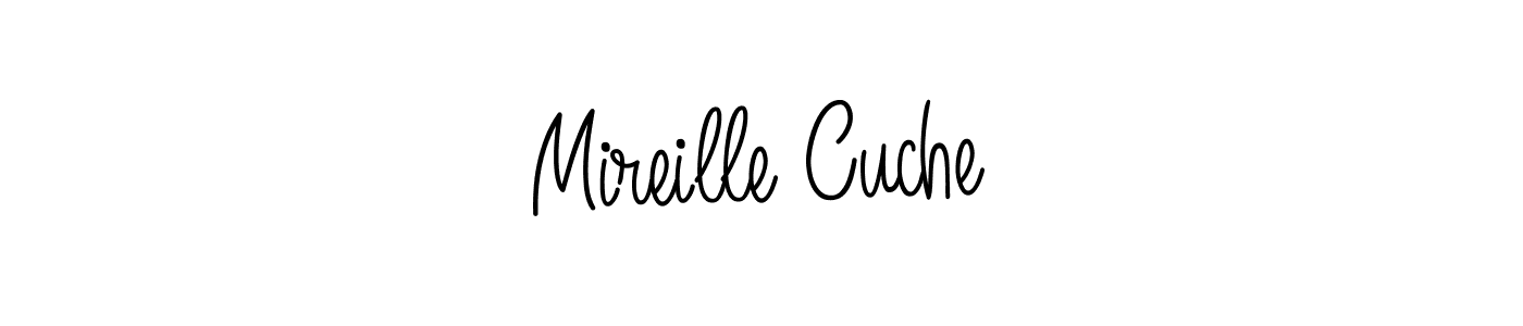 How to Draw Mireille Cuche signature style? Angelique-Rose-font-FFP is a latest design signature styles for name Mireille Cuche. Mireille Cuche signature style 5 images and pictures png