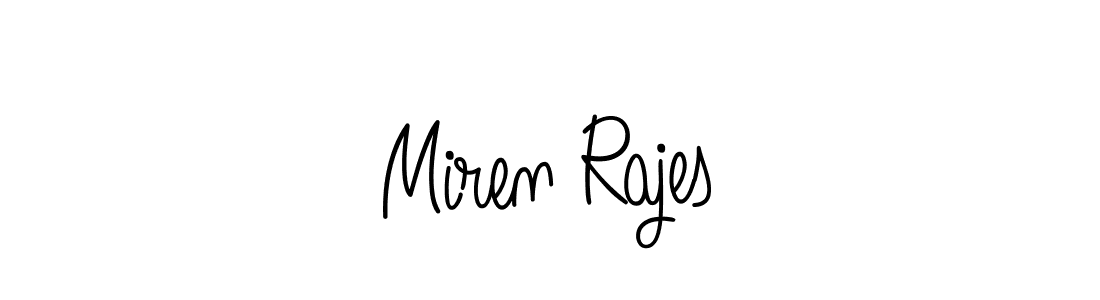 Make a beautiful signature design for name Miren Rajes. Use this online signature maker to create a handwritten signature for free. Miren Rajes signature style 5 images and pictures png