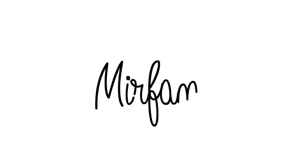 Mirfan stylish signature style. Best Handwritten Sign (Angelique-Rose-font-FFP) for my name. Handwritten Signature Collection Ideas for my name Mirfan. Mirfan signature style 5 images and pictures png