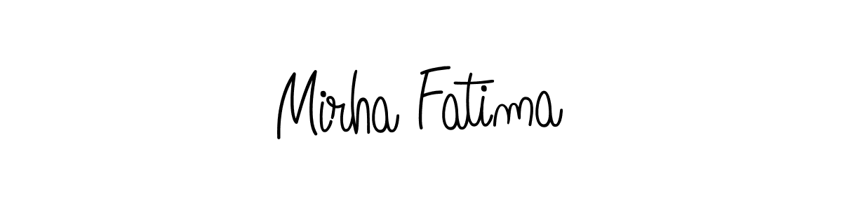 Also You can easily find your signature by using the search form. We will create Mirha Fatima name handwritten signature images for you free of cost using Angelique-Rose-font-FFP sign style. Mirha Fatima signature style 5 images and pictures png