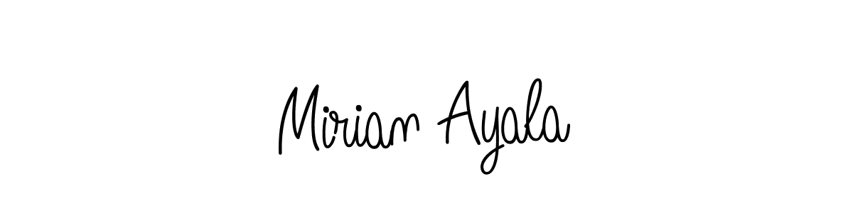 Similarly Angelique-Rose-font-FFP is the best handwritten signature design. Signature creator online .You can use it as an online autograph creator for name Mirian Ayala. Mirian Ayala signature style 5 images and pictures png