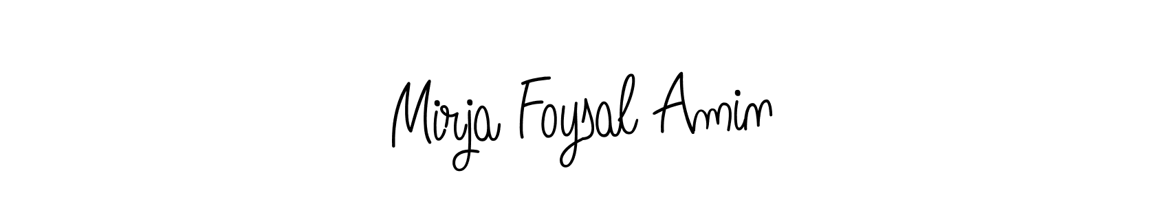 Use a signature maker to create a handwritten signature online. With this signature software, you can design (Angelique-Rose-font-FFP) your own signature for name Mirja Foysal Amin. Mirja Foysal Amin signature style 5 images and pictures png