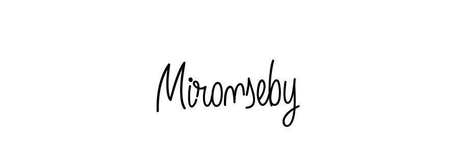 Make a beautiful signature design for name Mironseby. Use this online signature maker to create a handwritten signature for free. Mironseby signature style 5 images and pictures png