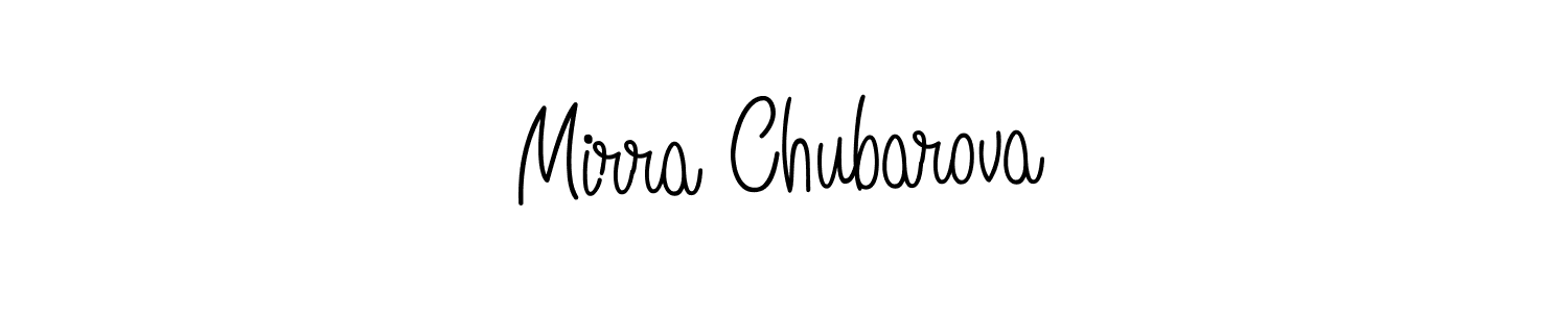 if you are searching for the best signature style for your name Mirra Chubarova. so please give up your signature search. here we have designed multiple signature styles  using Angelique-Rose-font-FFP. Mirra Chubarova signature style 5 images and pictures png