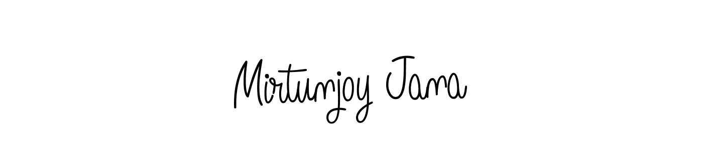 Check out images of Autograph of Mirtunjoy Jana name. Actor Mirtunjoy Jana Signature Style. Angelique-Rose-font-FFP is a professional sign style online. Mirtunjoy Jana signature style 5 images and pictures png