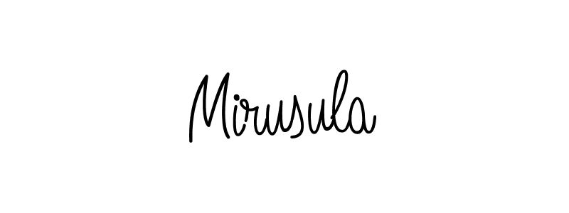 Also You can easily find your signature by using the search form. We will create Mirusula name handwritten signature images for you free of cost using Angelique-Rose-font-FFP sign style. Mirusula signature style 5 images and pictures png