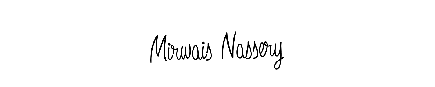 How to Draw Mirwais Nassery signature style? Angelique-Rose-font-FFP is a latest design signature styles for name Mirwais Nassery. Mirwais Nassery signature style 5 images and pictures png