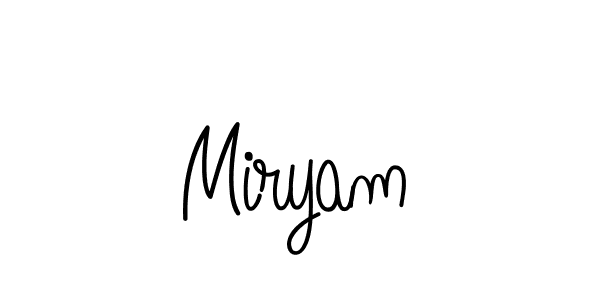 How to make Miryam name signature. Use Angelique-Rose-font-FFP style for creating short signs online. This is the latest handwritten sign. Miryam signature style 5 images and pictures png