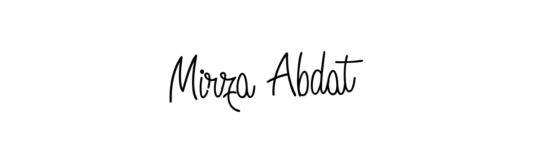 How to Draw Mirza Abdat signature style? Angelique-Rose-font-FFP is a latest design signature styles for name Mirza Abdat. Mirza Abdat signature style 5 images and pictures png