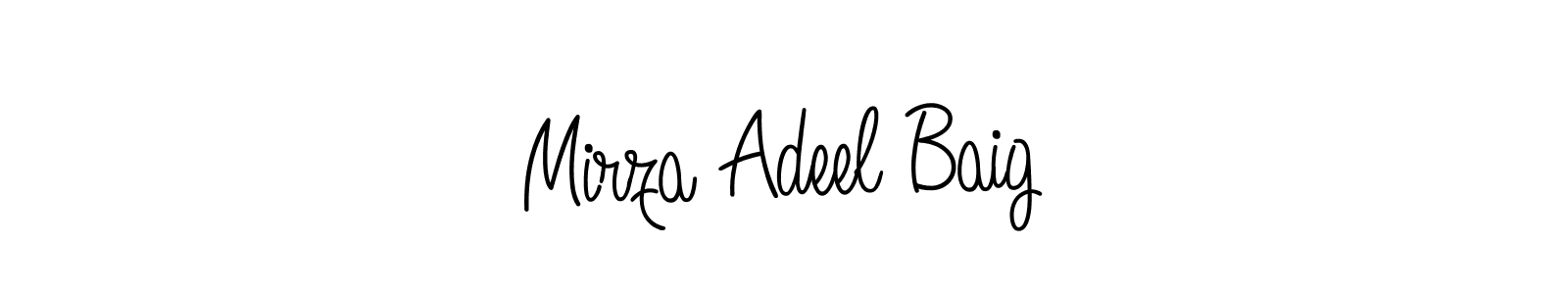 How to make Mirza Adeel Baig signature? Angelique-Rose-font-FFP is a professional autograph style. Create handwritten signature for Mirza Adeel Baig name. Mirza Adeel Baig signature style 5 images and pictures png
