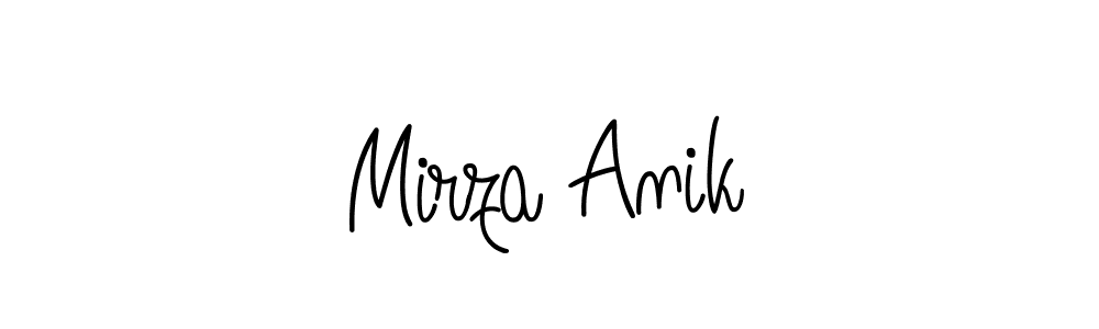 You can use this online signature creator to create a handwritten signature for the name Mirza Anik. This is the best online autograph maker. Mirza Anik signature style 5 images and pictures png