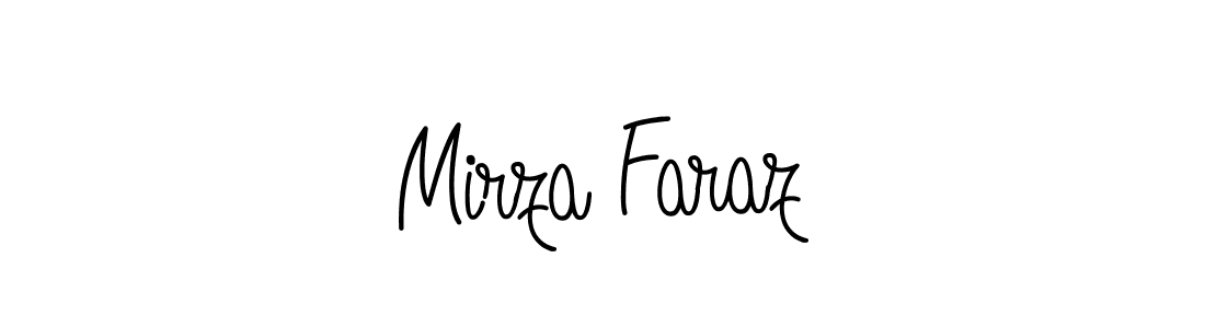 Also You can easily find your signature by using the search form. We will create Mirza Faraz name handwritten signature images for you free of cost using Angelique-Rose-font-FFP sign style. Mirza Faraz signature style 5 images and pictures png