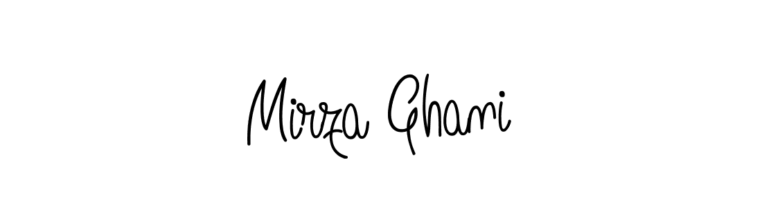 How to make Mirza Ghani signature? Angelique-Rose-font-FFP is a professional autograph style. Create handwritten signature for Mirza Ghani name. Mirza Ghani signature style 5 images and pictures png