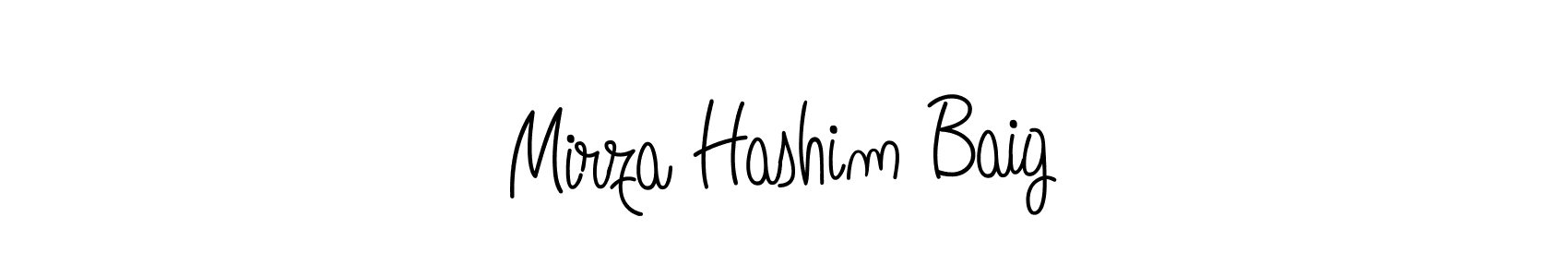 Once you've used our free online signature maker to create your best signature Angelique-Rose-font-FFP style, it's time to enjoy all of the benefits that Mirza Hashim Baig name signing documents. Mirza Hashim Baig signature style 5 images and pictures png