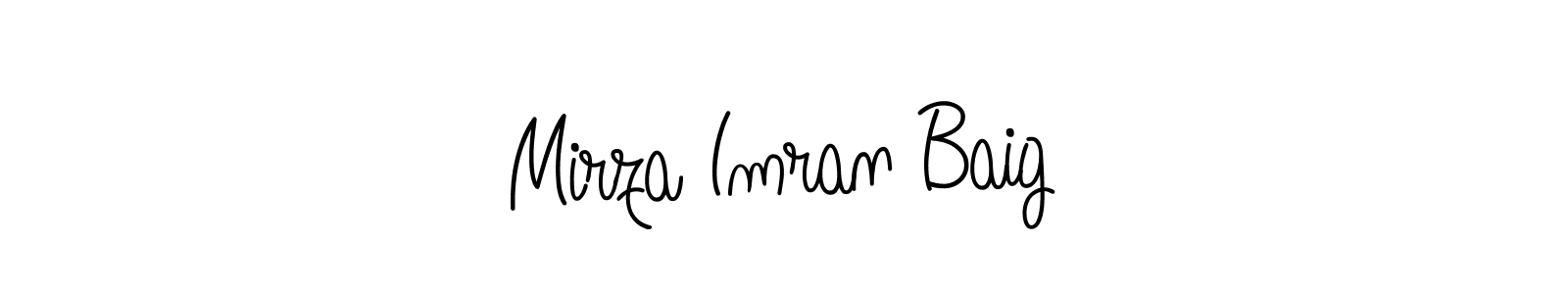 How to make Mirza Imran Baig signature? Angelique-Rose-font-FFP is a professional autograph style. Create handwritten signature for Mirza Imran Baig name. Mirza Imran Baig signature style 5 images and pictures png