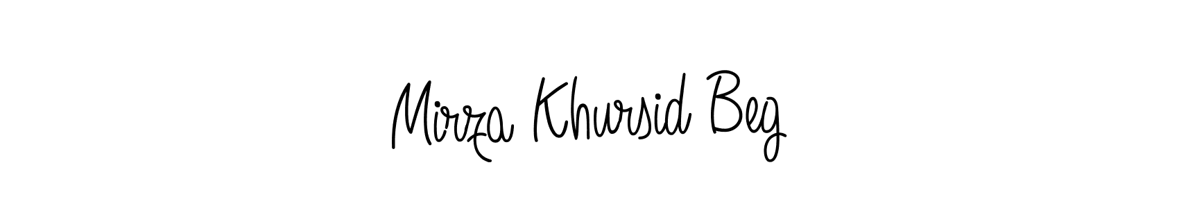 if you are searching for the best signature style for your name Mirza Khursid Beg. so please give up your signature search. here we have designed multiple signature styles  using Angelique-Rose-font-FFP. Mirza Khursid Beg signature style 5 images and pictures png