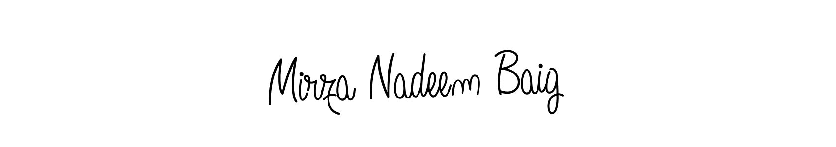 Here are the top 10 professional signature styles for the name Mirza Nadeem Baig. These are the best autograph styles you can use for your name. Mirza Nadeem Baig signature style 5 images and pictures png