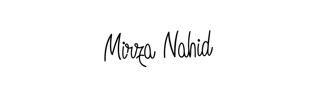Once you've used our free online signature maker to create your best signature Angelique-Rose-font-FFP style, it's time to enjoy all of the benefits that Mirza Nahid name signing documents. Mirza Nahid signature style 5 images and pictures png